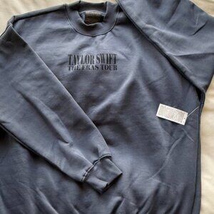 Authentic Taylor Swift Eras Tour Blue Crewneck - Size Large (L)
